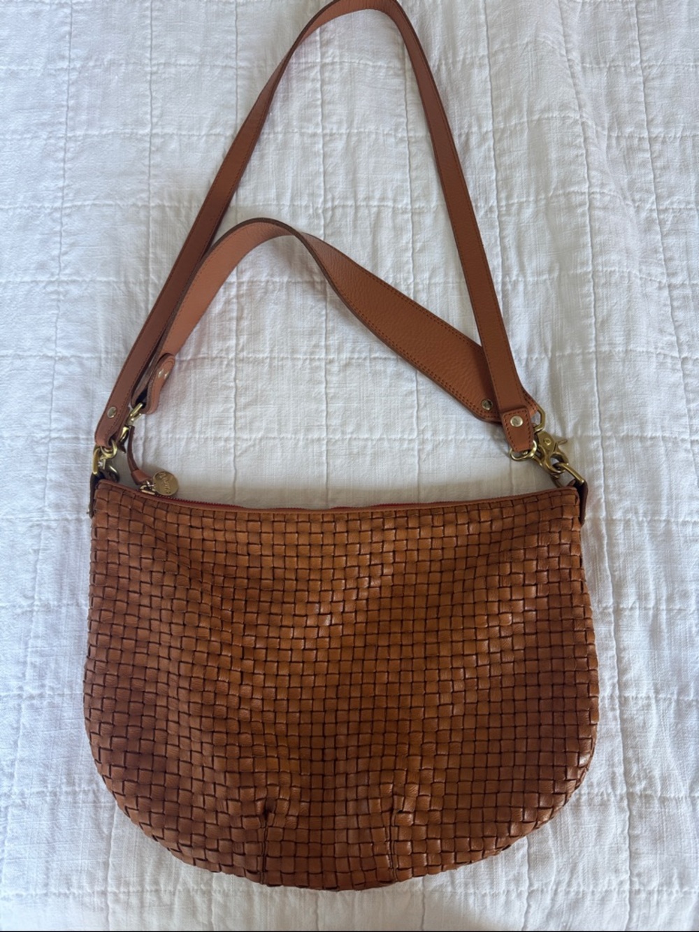 Clare V Moyen Messenger Bag in Brown - Picture 2 of 5